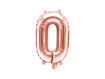 Picture of FOIL BALLOON NUMBER 0 ROSE GOLD 16 INCH